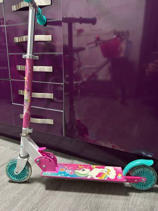 Patinete infantil unicornio