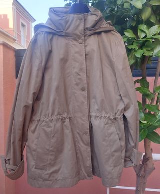 Parka mujer cuello tortuga