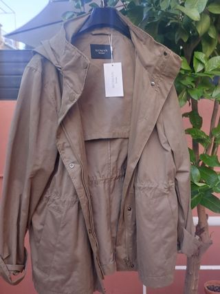 Parka mujer cuello tortuga