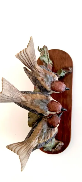 Escultura Giuseppe Armani Pájaros Biscuit