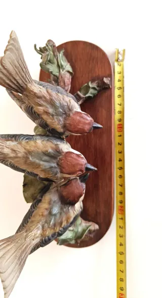 Escultura Giuseppe Armani Pájaros Biscuit