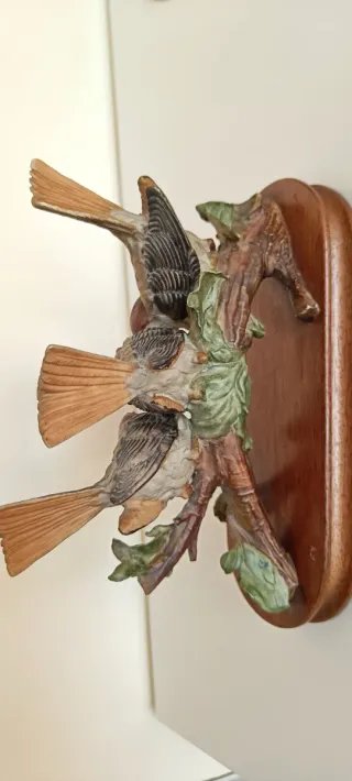 Escultura Giuseppe Armani Pájaros Biscuit