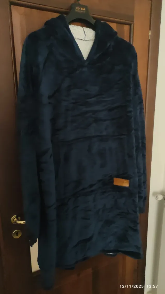 Coperta con cappuccio Panda Play