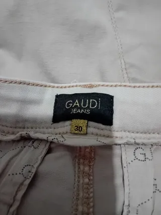 Pantaloni Gaudi' Skinny Beige Tg 30/M 44/46 donna