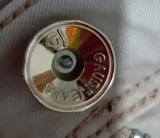 Pantaloni Gaudi' Skinny Beige Tg 30/M 44/46 donna