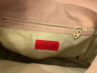Bolso Valentino Caramelo Piel Trenzada