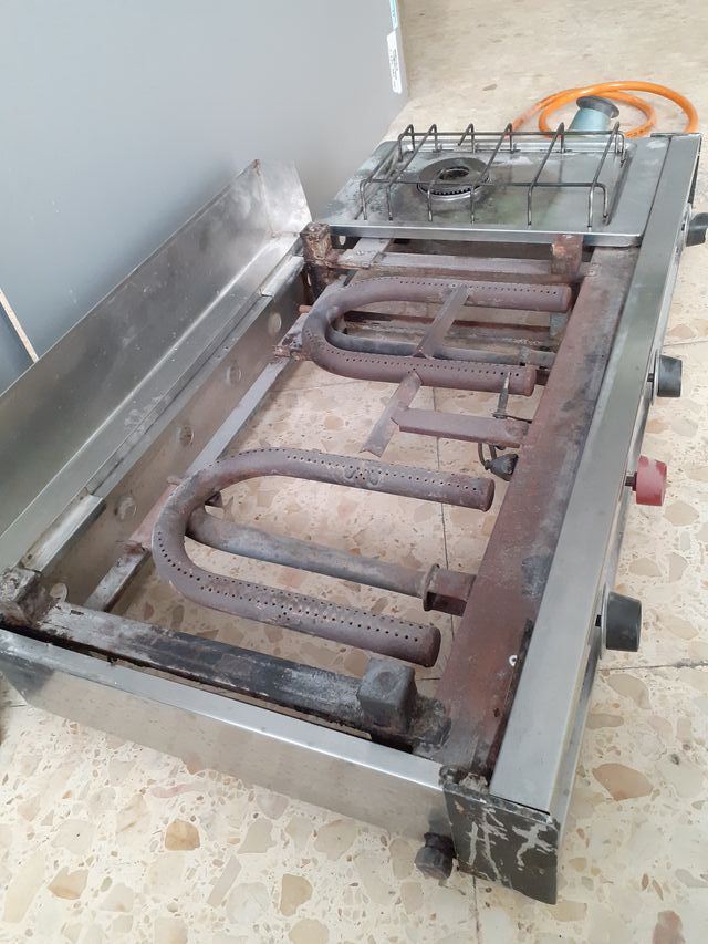 Plancha de cocina a gas