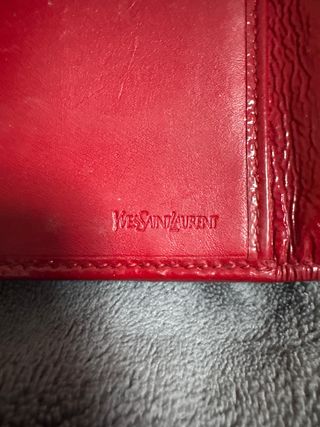 Cartera Yves Saint Laurent Roja