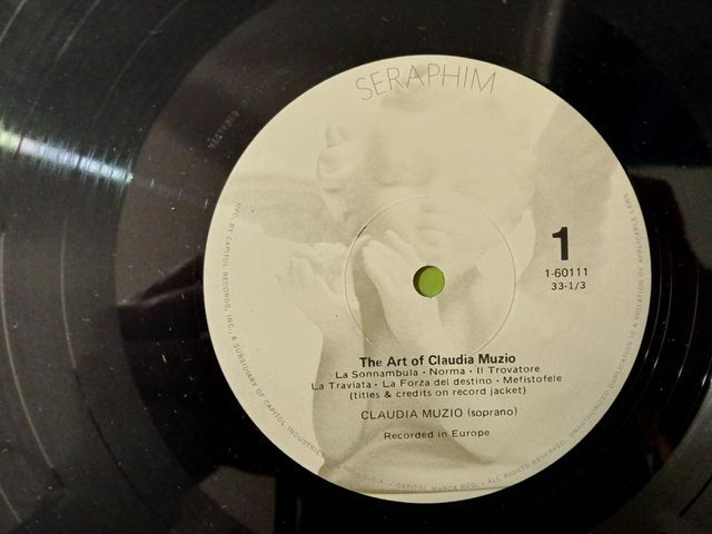 LP The Art of Claudia Muzio Seraphim
