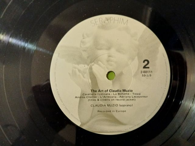 LP The Art of Claudia Muzio Seraphim