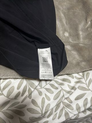 Camiseta Puma Negra y Blanca