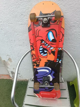 Monopatín Decoración Dibujo Animado Bravo