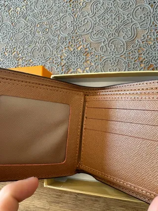 Cartera Louis Vuitton Monogram Marrón y Beige