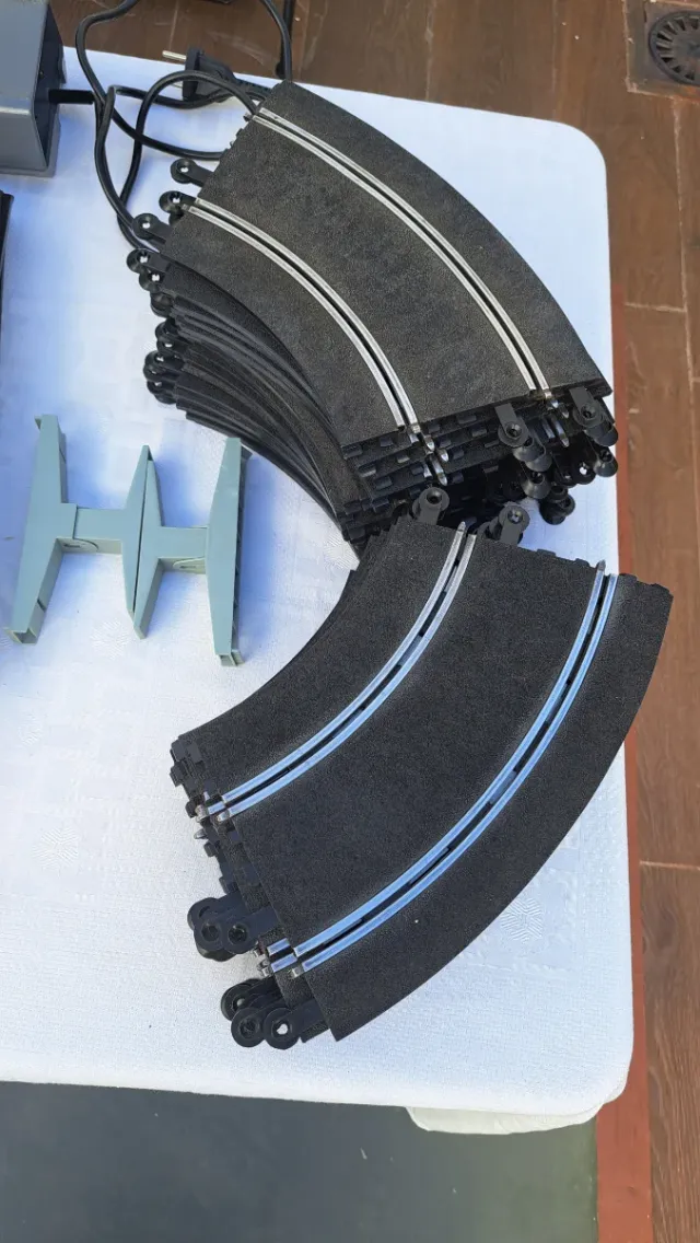 Lote Scalextric: Pistas, Mandos y Transformadores