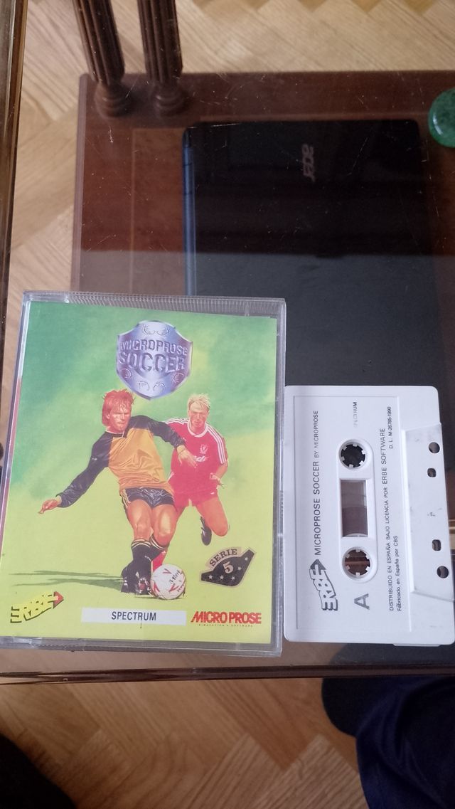 Juego Spectrum Microprose Soccer