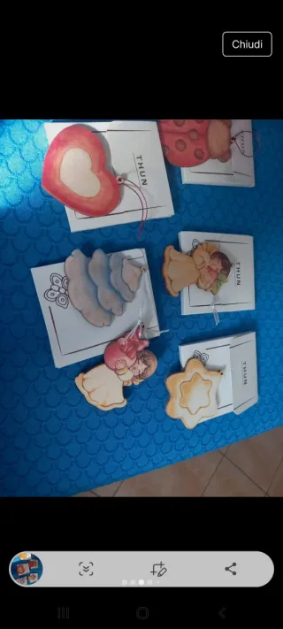 Addobbi Thun in legno assortiti