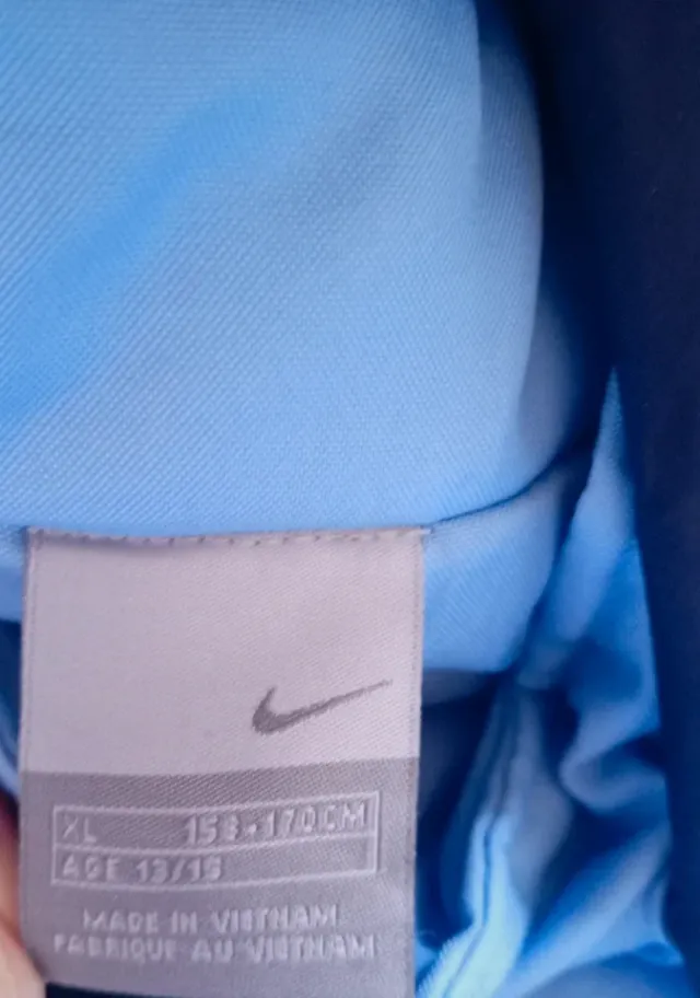 Chaqueta Nike Air Azul con Capucha