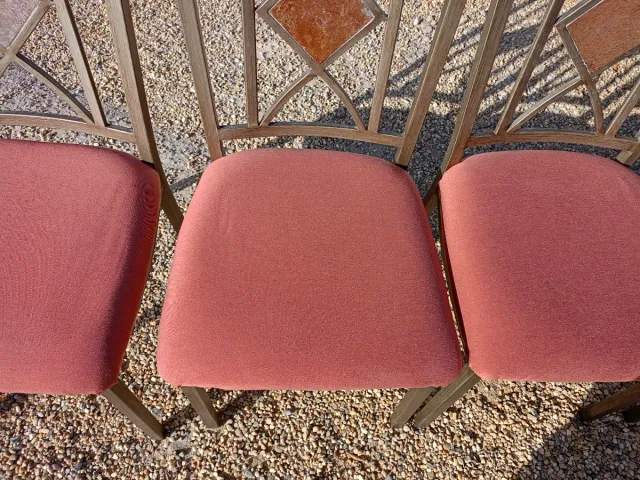 4 Sillas de Comedor Metálicas