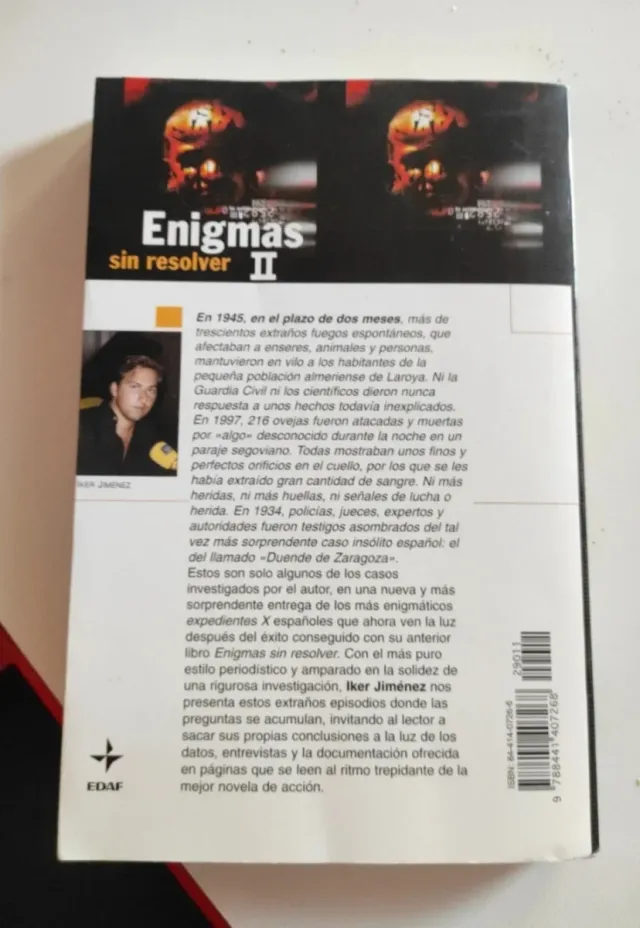 Enigmas sin resolver II de Iker Jimenez