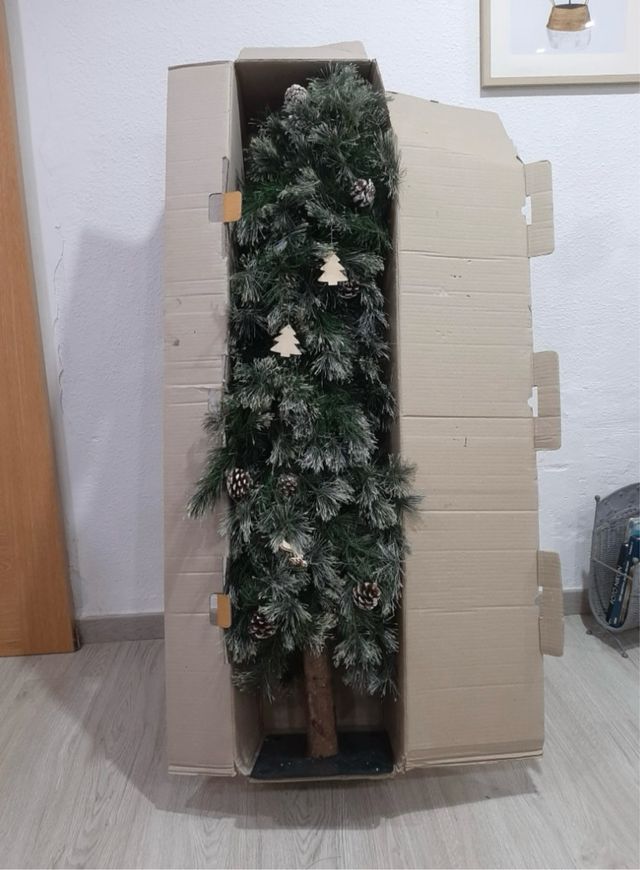 Arbol de Navidad Nevado de 180 cm