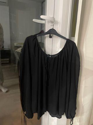 Blusa negra talla única