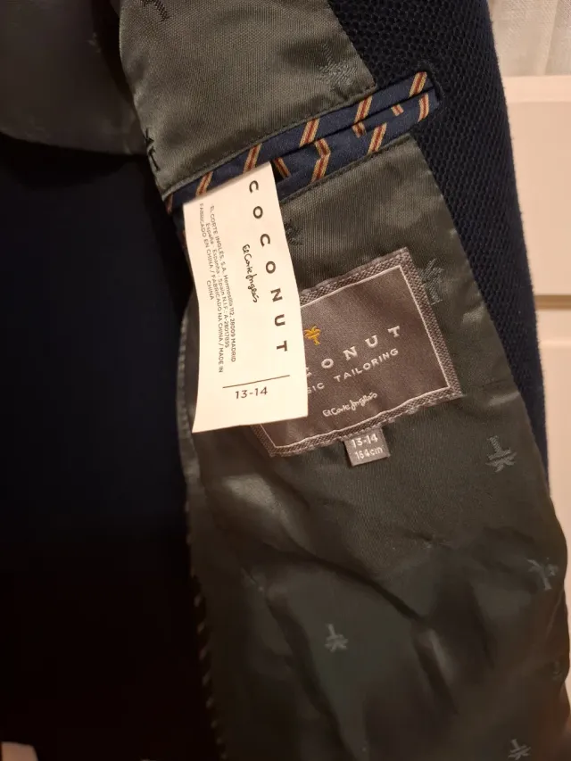 Americana clásica niño 13-14 años COCONUT