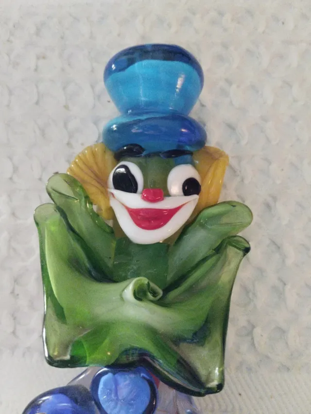 Payaso de cristal Murano. Escucho ofertas