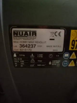 Compresor de aire Revolution Air Miny