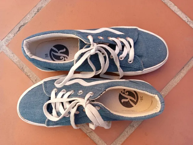 Zapatillas tela vaquera Talla 38