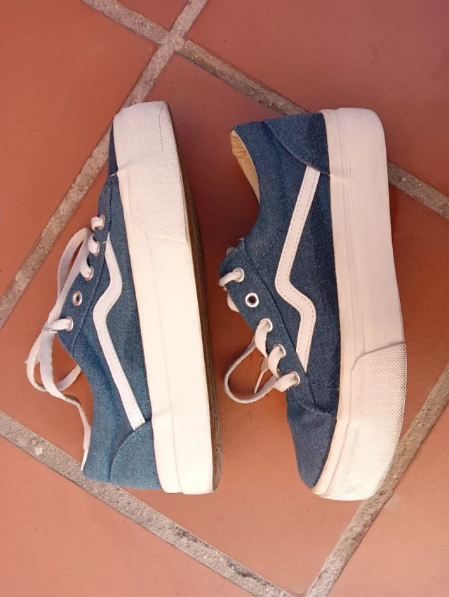 Zapatillas tela vaquera Talla 38
