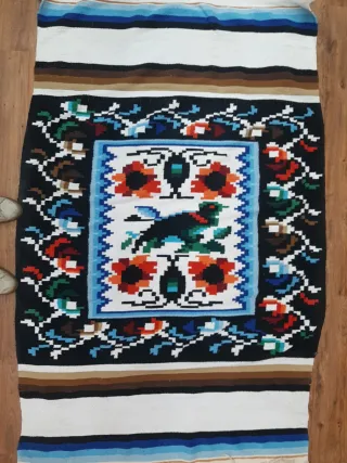 Alfombra 100% Lana Ligera Multicolor