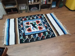 Alfombra 100% Lana Ligera Multicolor