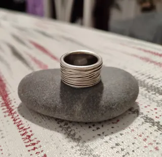 Anillo plata maciza antiguo