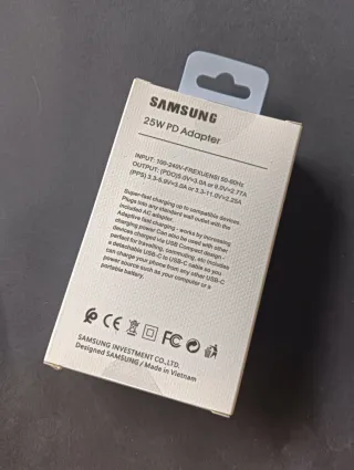 Cargador Samsung 25W PD USB-C