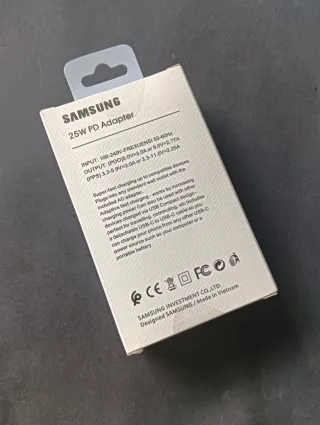Cargador Samsung 25W PD USB-C
