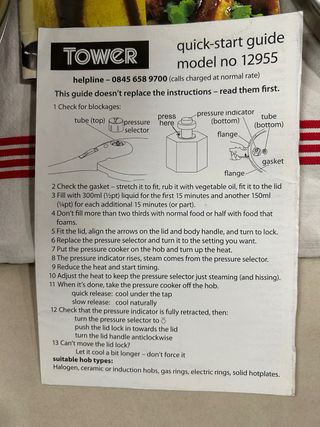 Olla a presión Tower 6L