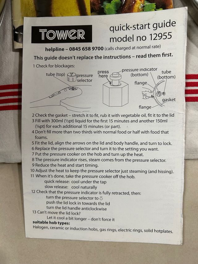 Olla a presión Tower 6L