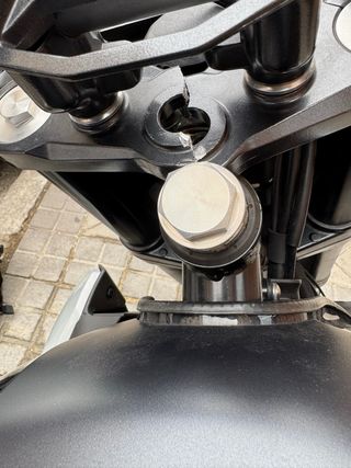 Moto Zontes GK 350 Accidentada