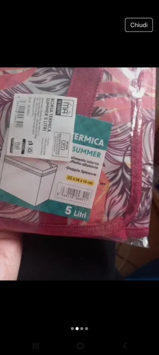 Borsa termica SUMMER 5 Litri