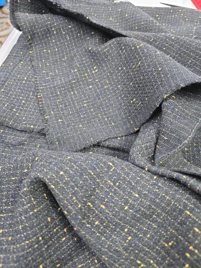 Retal tela traje lana, poliamida