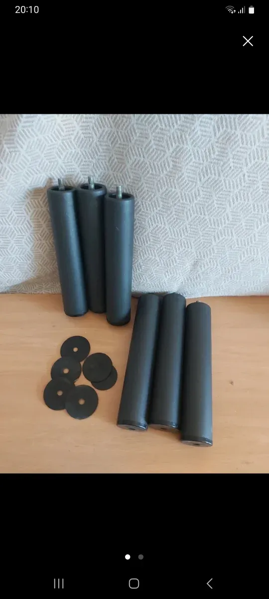 Patas de cama roscadas (4 unidades)