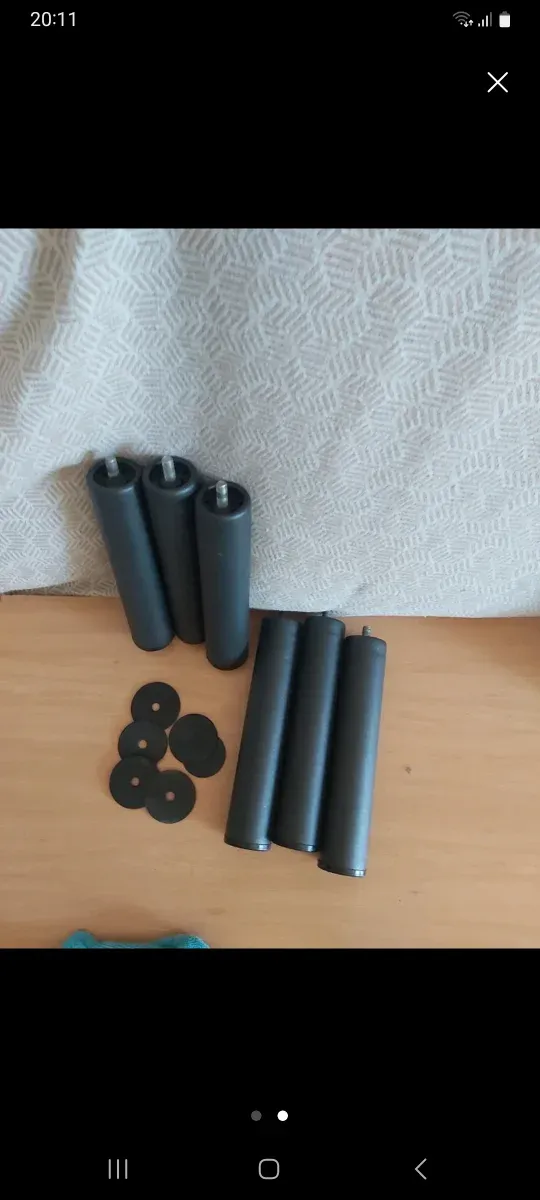 Patas de cama roscadas (4 unidades)