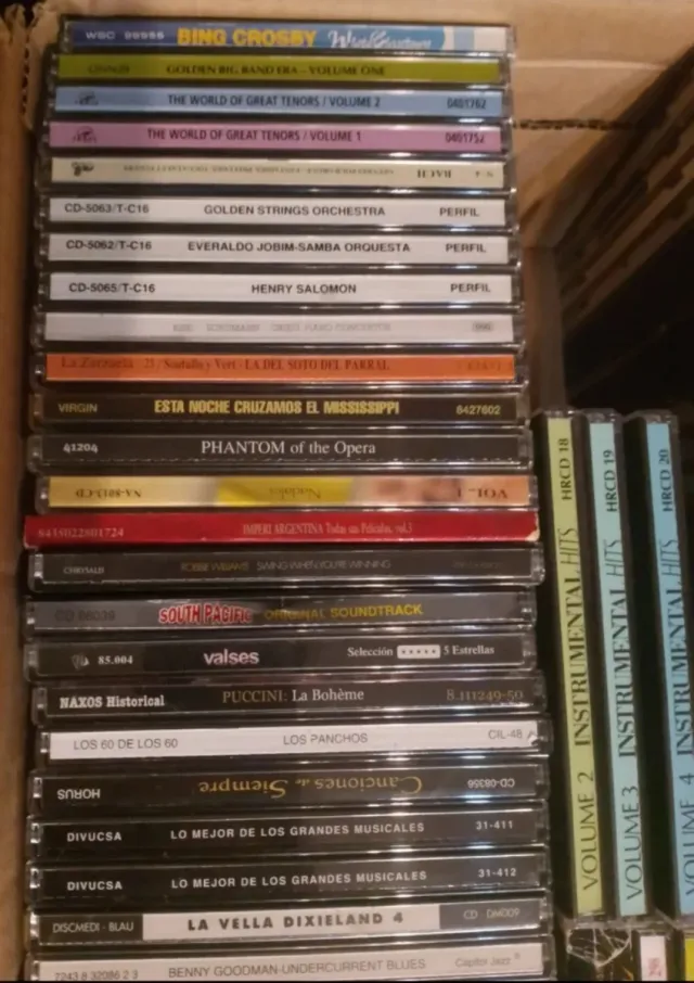 Lote de 120 CDs Música Variada