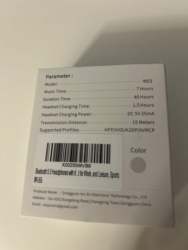 Auriculares Bluetooth HOIFA Negros