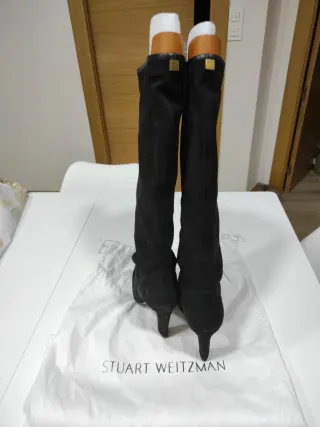 Botas altas Stuart Weitzman negras