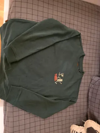 Sudadera Element verde con estampado