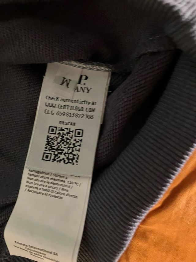 Felpa C.P. Company grigio topo