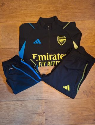 Chándal Arsenal Adidas Negro Amarillo