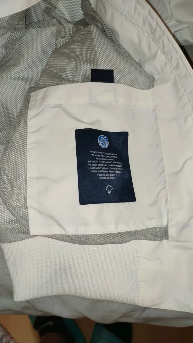 Chaqueta North Sails Blanca