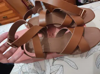 Sandalias piel mujer T37